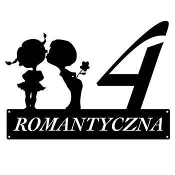 Numer na dom z postacią