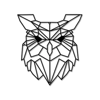Dekor geometryczny sowa