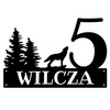 Numer na dom z wilkiem