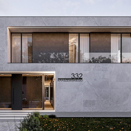 Numer na dom bez grafiki