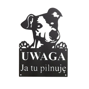 Tabliczka Uwaga pies