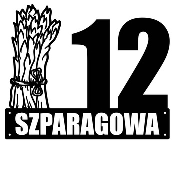 Numer na dom z grafiką