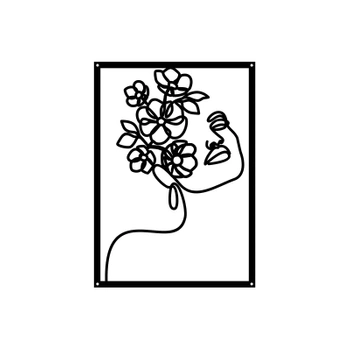 Dekor kobieta kwiat I