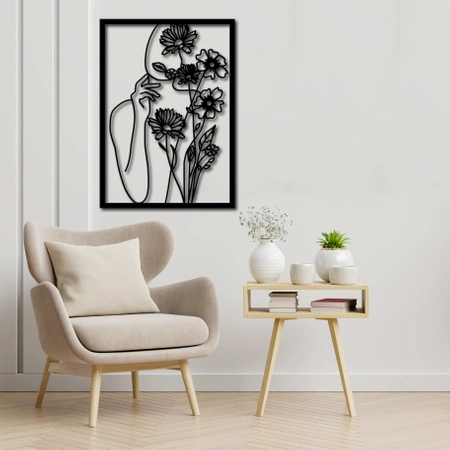 Dekor kobieta kwiat III