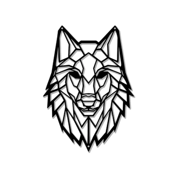 Dekor geometryczny wilk