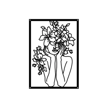 Dekor kobieta kwiat IV