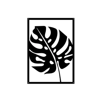 Dekor liść monstery