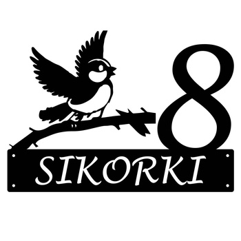 Numer na dom z grafiką