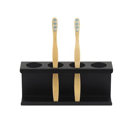 Uchwyt na szczoteczki do zębów czarny