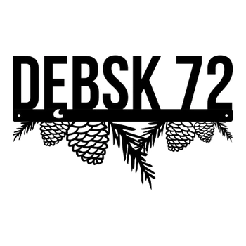 Numer na dom z grafiką