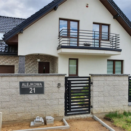 Podświetlany numer na dom