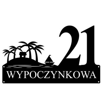 Numer na dom z grafiką