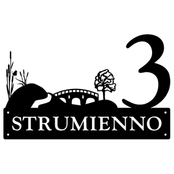 Numer na dom z grafiką