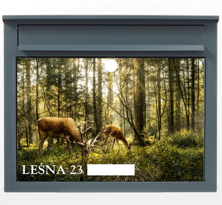 Skrzynka na listy F1 z drukiem UV