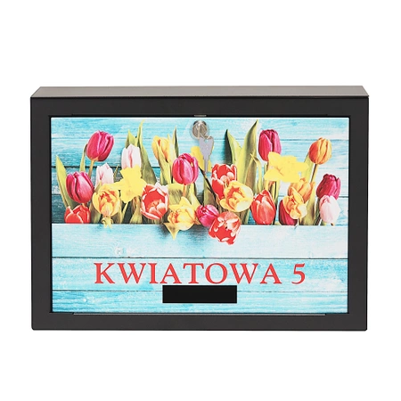 Skrzynka na listy G1 z drukiem UV