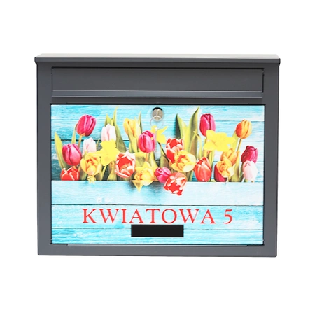 Skrzynka na listy F1 z drukiem UV