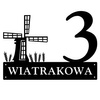 Numer na dom z wiatrakiem