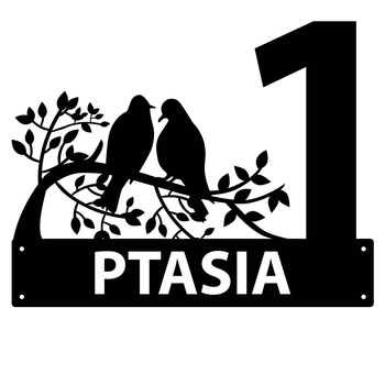 Numer na dom z ptakiem