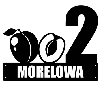 Numer na dom z morelą