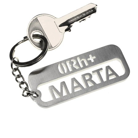 Brelok 0RH+ + imię