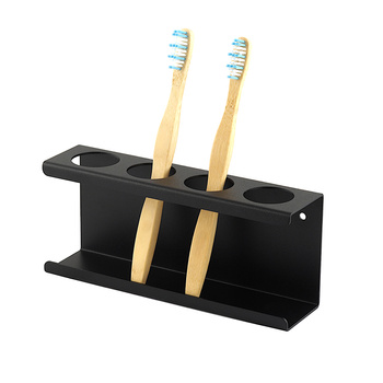 Uchwyt na szczoteczki do zębów czarny