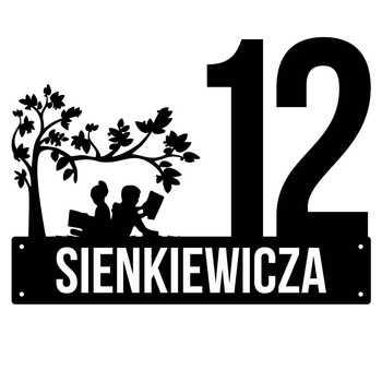 Numer na dom z grafiką