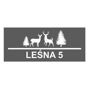 Numer podświetlany z grafiką