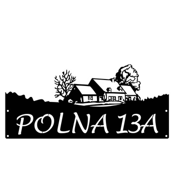 Numer na dom z grafiką