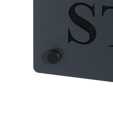 Numer na dom stal + plexy