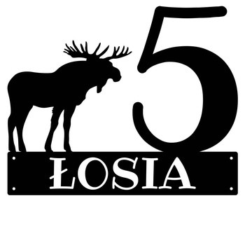 Numer na dom z łosiem