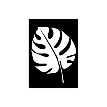 Dekor liść monstery