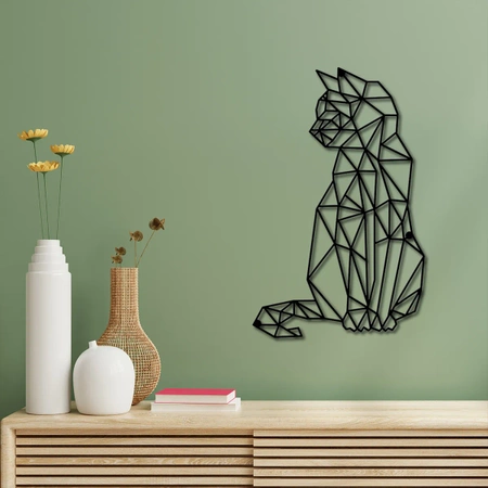 Dekor geometryczny kot