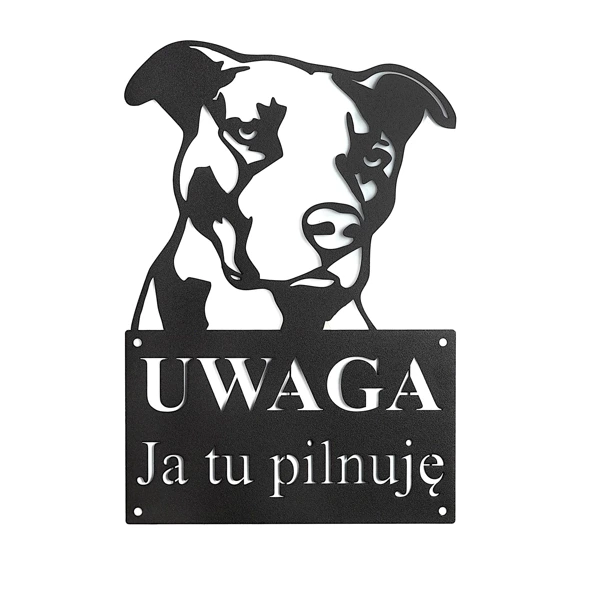 Tabliczka Uwaga pies